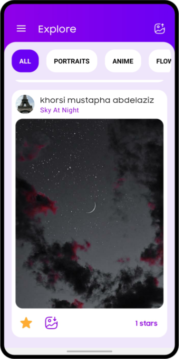 mobile application screenshot