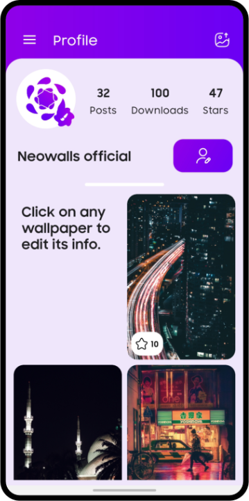 mobile application screenshot